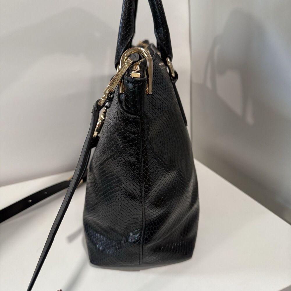 Michael Kors Elson Python Embossed Convertible Sa… - image 5